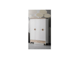 Lotus Kleiderschrank 3-türig für Babyzimmer