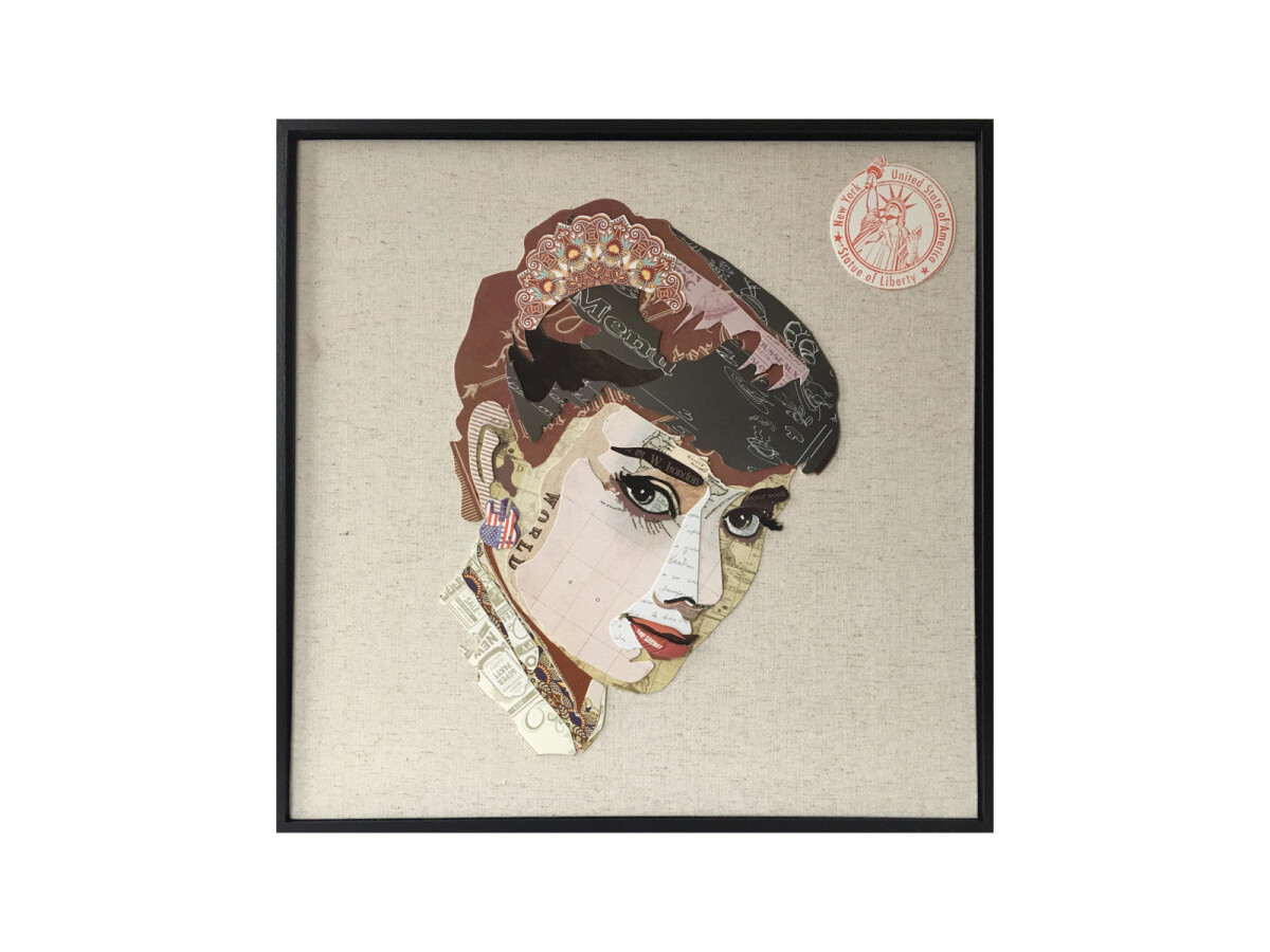 Papier Wandbild Actress 52cm x 52cm