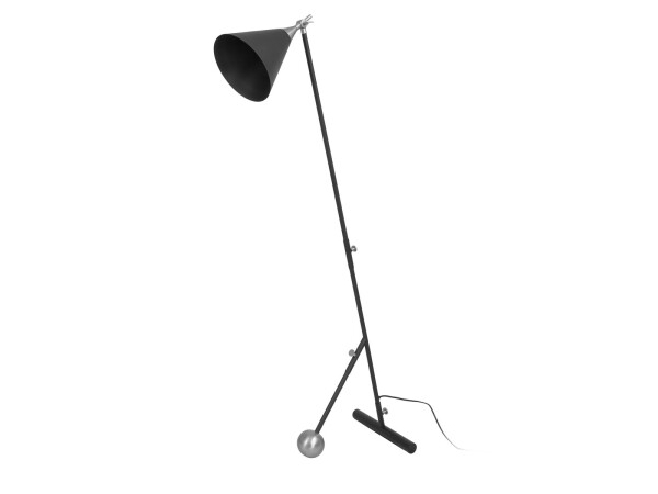 Stehlampe Celeste 225 Schwarz / Silber