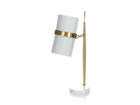 Tischlampe Novum 210 Weiß / Gold