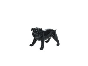 Skulptur Bulldog 21-J Schwarz