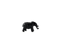 Skulptur Elephant 120 Schwarz