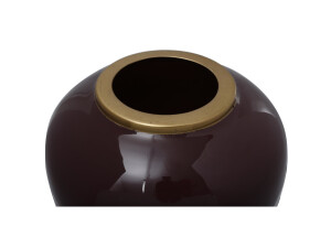 Vase Art Deco 275 Bordeaux / Gold