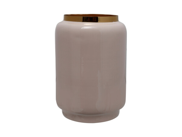 Vase Art Deco 445 Elfenbein / Gold