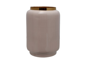 Vase Art Deco 445 Elfenbein / Gold