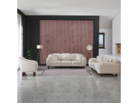 Couchgarnitur "Wolga" Set 3 + 2 + 1 Beige