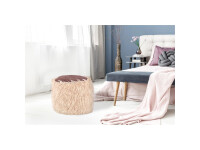 Fellpouf Bobtail 125 Beige / Braun