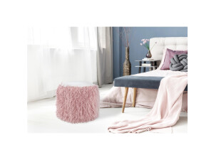 Fellpouf Bobtail 125 Rosa / Grau