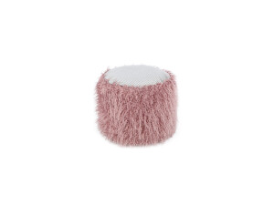 Fellpouf Bobtail 125 Rosa / Grau