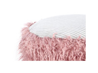 Fellpouf Bobtail 125 Rosa / Grau