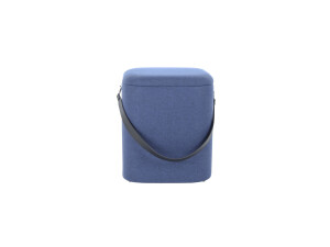 Hocker Arabella 225 2-er Set Blau / Schwarz