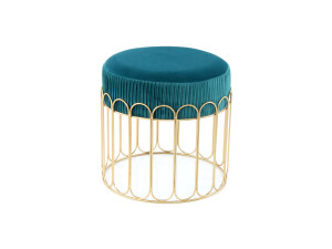 Hocker Cleopatra 425 Petrol / Gold