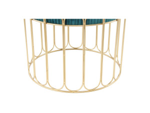 Hocker Cleopatra 425 Petrol / Gold