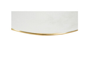 Hocker Contessa 125 Elfenbein / Gold