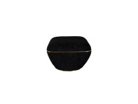 Hocker Contessa 135 Schwarz / Gold