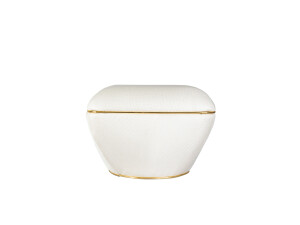 Hocker Contessa 145 Elfenbein / Gold