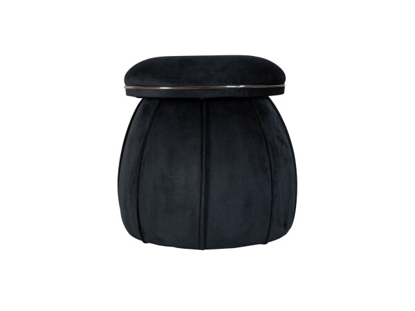 Hocker Corin 125 Schwarz / Graphit