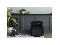 Hocker Corin 125 Schwarz / Graphit