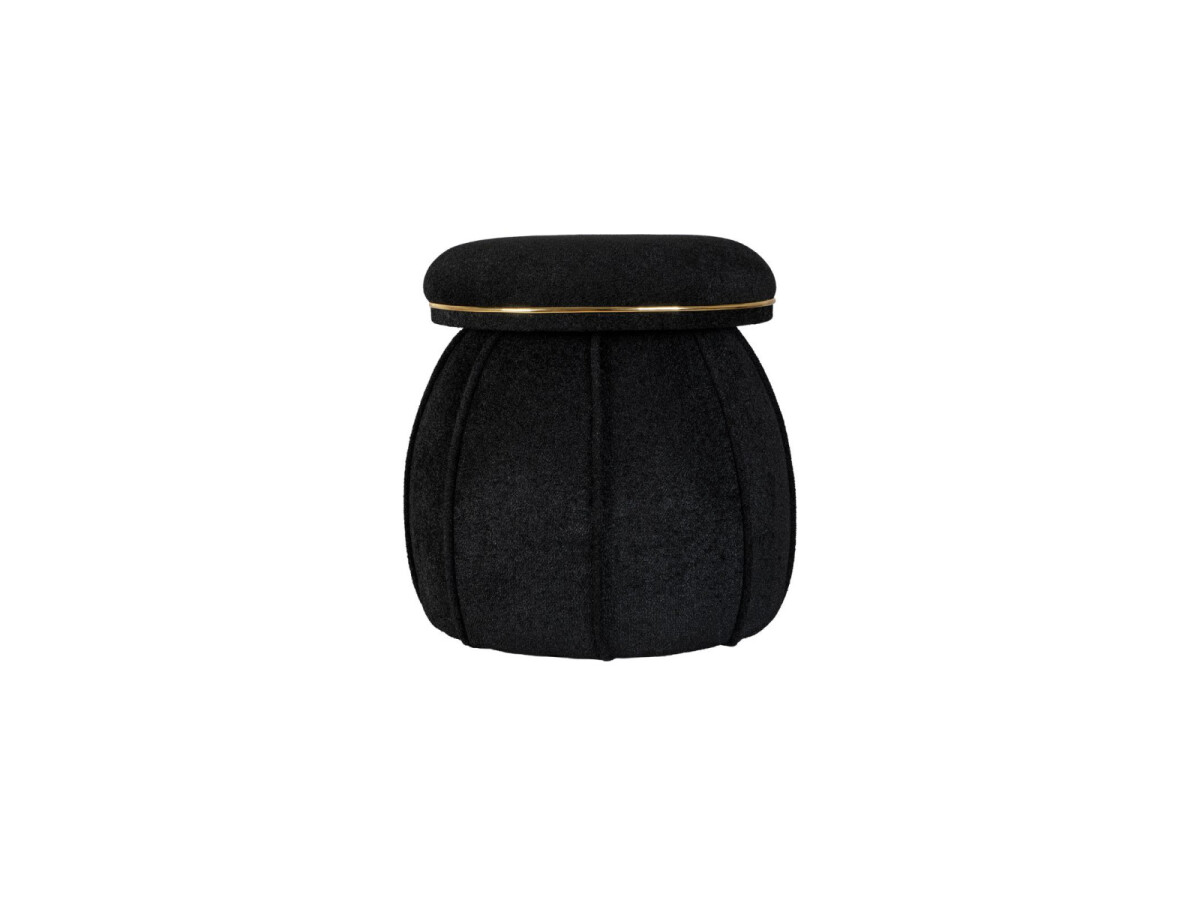 Hocker Corin 135 Schwarz / Gold