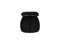 Hocker Corin 135 Schwarz / Gold