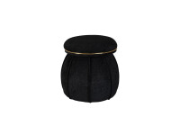 Hocker Corin 135 Schwarz / Gold