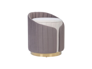 Hocker Corvin 125 Elfenbein / Taupe