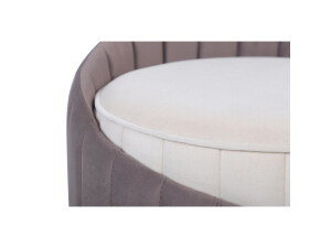 Hocker Corvin 125 Elfenbein / Taupe