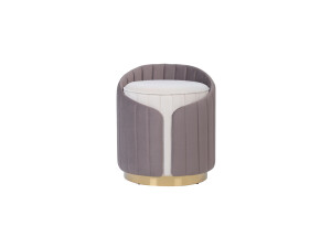 Hocker Corvin 125 Elfenbein / Taupe