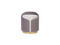 Hocker Corvin 125 Elfenbein / Taupe