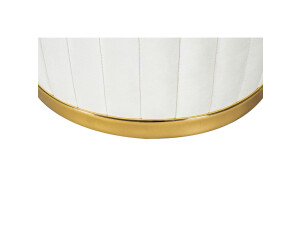 Hocker Doric 125 Elfenbein / Gold