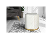 Hocker Doric 125 Elfenbein / Gold