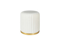 Hocker Doric 125 Elfenbein / Gold