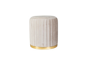 Hocker Doric 125 Taupe / Gold