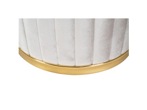 Hocker Doric 125 Taupe / Gold