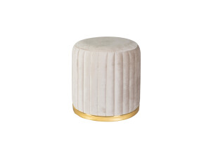 Hocker Doric 125 Taupe / Gold