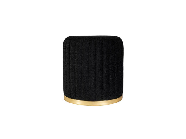 Hocker Doric 135 Schwarz / Gold