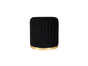 Hocker Doric 135 Schwarz / Gold