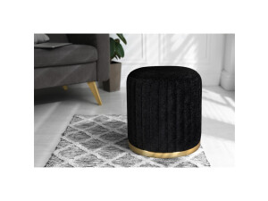 Hocker Doric 135 Schwarz / Gold