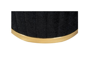 Hocker Doric 135 Schwarz / Gold