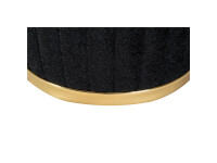 Hocker Doric 135 Schwarz / Gold