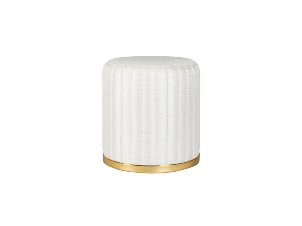 Hocker Doric 145 Elfenbein / Gold