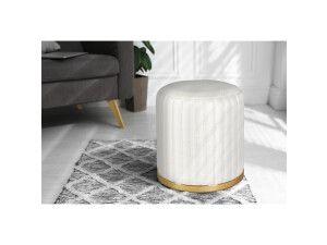 Hocker Doric 145 Elfenbein / Gold