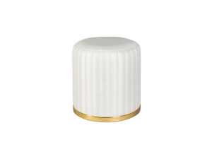 Hocker Doric 145 Elfenbein / Gold