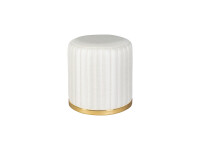 Hocker Doric 145 Elfenbein / Gold