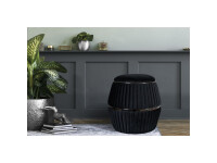 Hocker Doric 225 Schwarz / Graphit