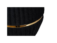 Hocker Doric 235 Schwarz / Gold