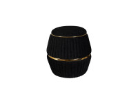 Hocker Doric 235 Schwarz / Gold