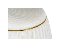 Hocker Doric 245 Elfenbein / Gold