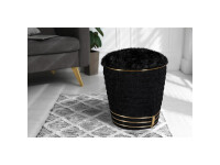 Hocker Doric 335 Schwarz / Gold