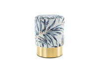 Hocker Gipsy 225 Blau / Gold